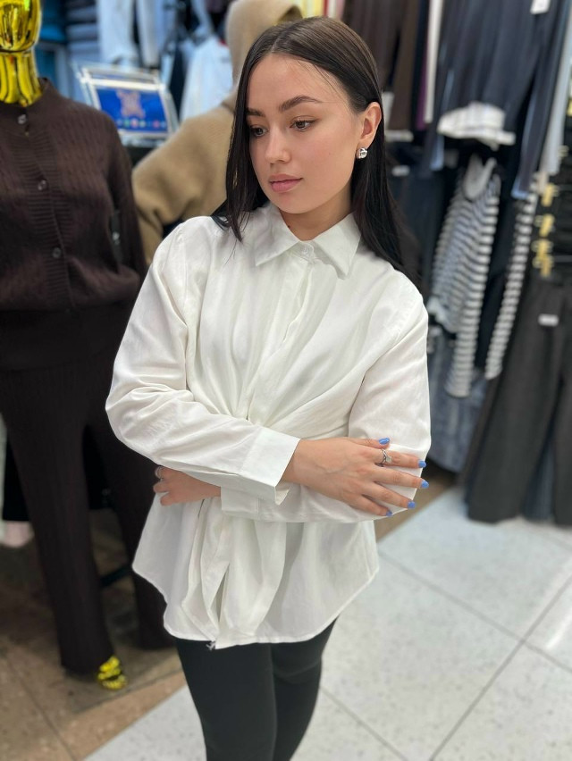 Женская рубашка белая купить в Интернет-магазине Садовод База - цена 1200 руб Садовод интернет-каталог