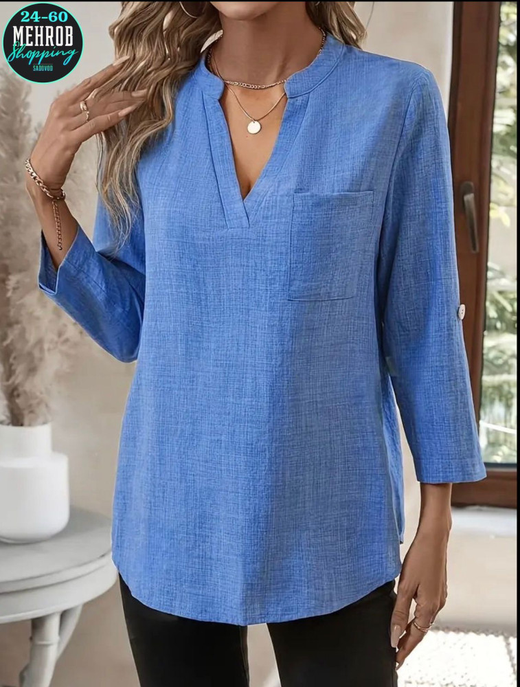 блузка синяя купить в Интернет-магазине Садовод База - цена 500 руб Садовод интернет-каталог