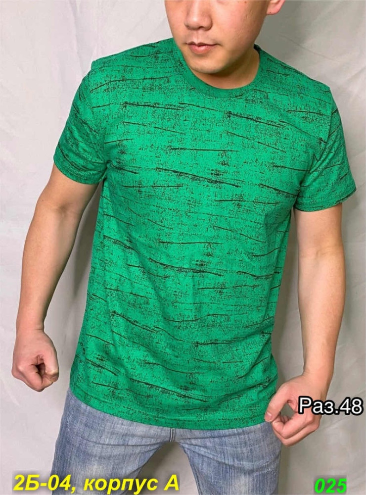 Мужская футболка зеленая купить в Интернет-магазине Садовод База - цена 250 руб Садовод интернет-каталог