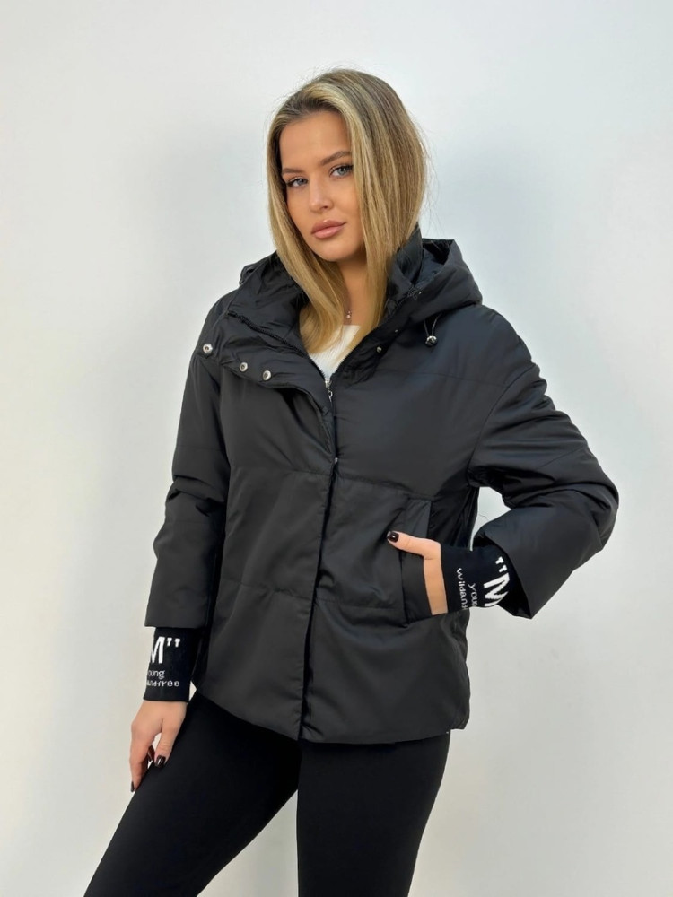 Куртка женская черная купить в Интернет-магазине Садовод База - цена 1100 руб Садовод интернет-каталог