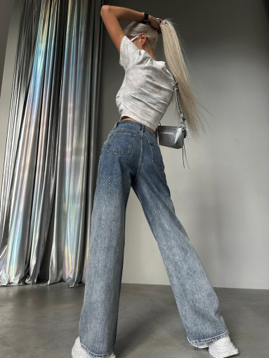 ⚜️ Трендовые джинсы декоративные стразами Balenciaga САДОВОД официальный интернет-каталог