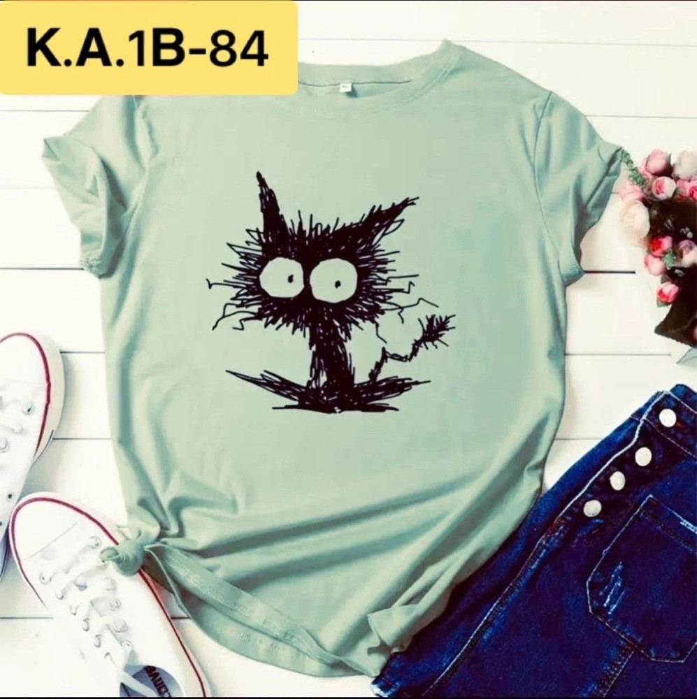 🌹новинка женский футболка ткань хлопок купить в Интернет-магазине Садовод База - цена 200 руб Садовод интернет-каталог