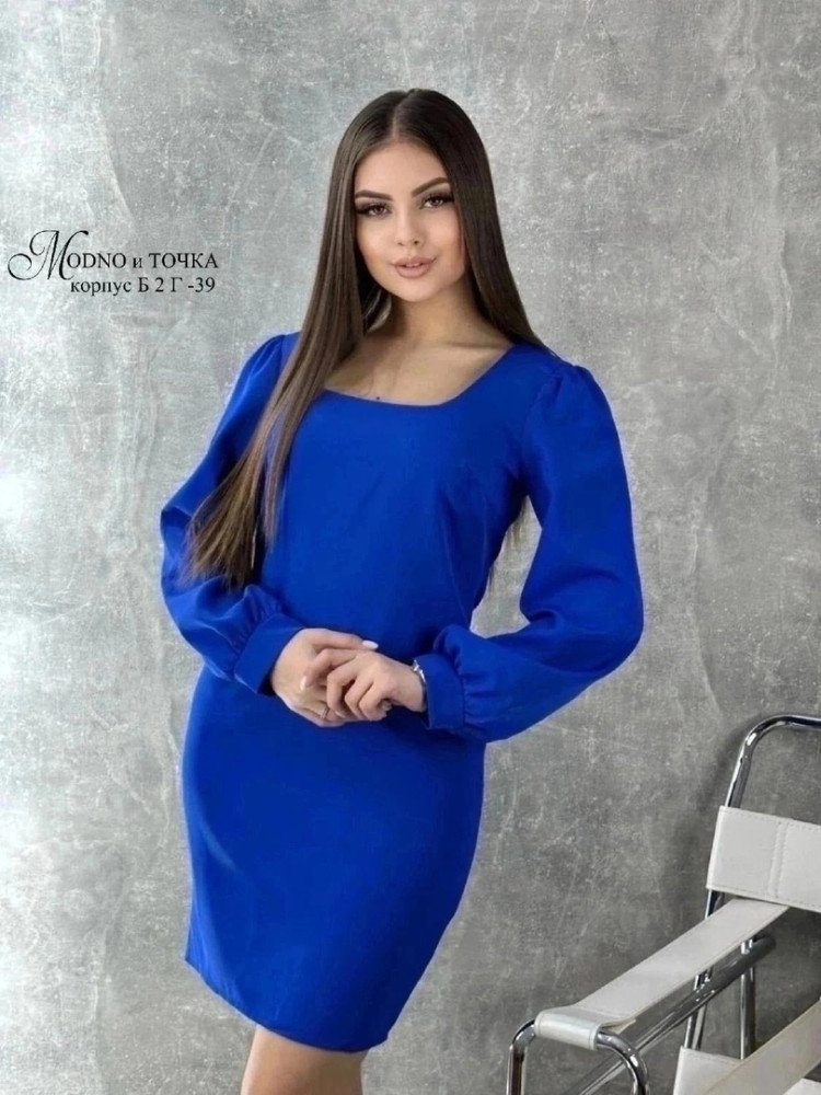 Платье синее купить в Интернет-магазине Садовод База - цена 399 руб Садовод интернет-каталог