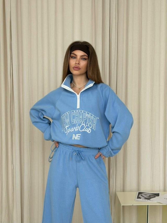 Спортивный женский костюм голубой купить в Интернет-магазине Садовод База - цена 3000 руб Садовод интернет-каталог