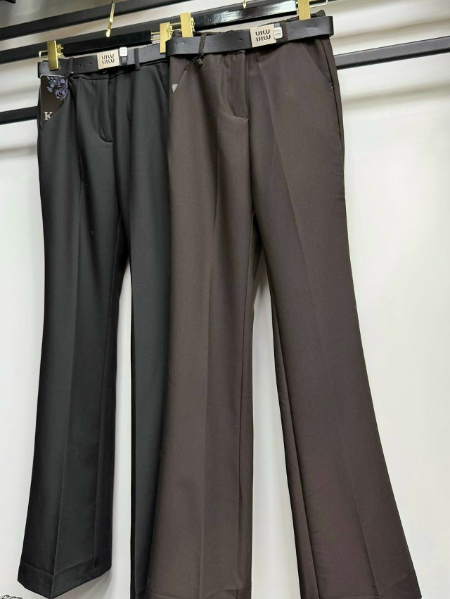 Женские брюки коричневые купить в Интернет-магазине Садовод База - цена 1400 руб Садовод интернет-каталог