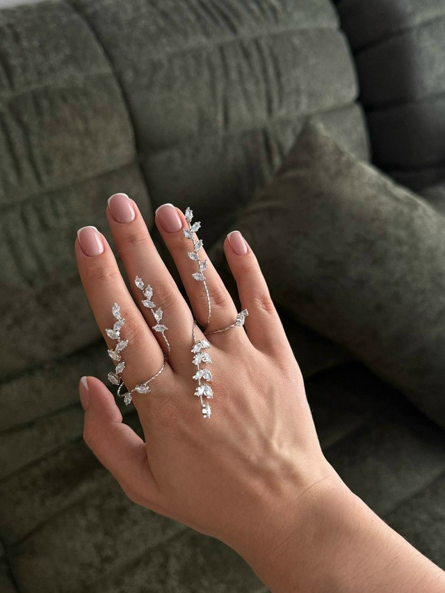 ✨Дабл-кольцо купить в Интернет-магазине Садовод База - цена 650 руб Садовод интернет-каталог