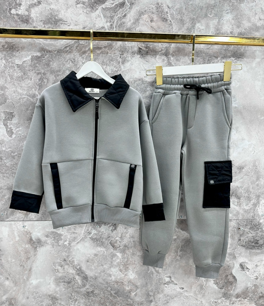 Детский костюм серый купить в Интернет-магазине Садовод База - цена 1650 руб Садовод интернет-каталог