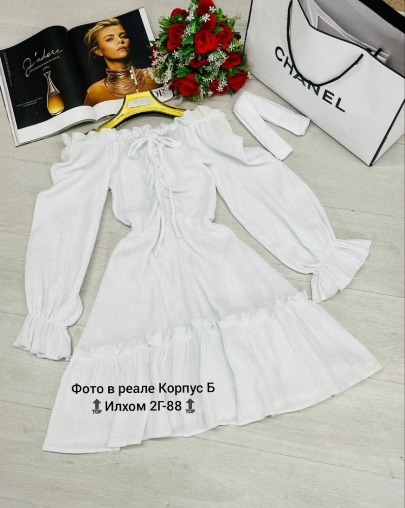 Платье белое купить в Интернет-магазине Садовод База - цена 1100 руб Садовод интернет-каталог