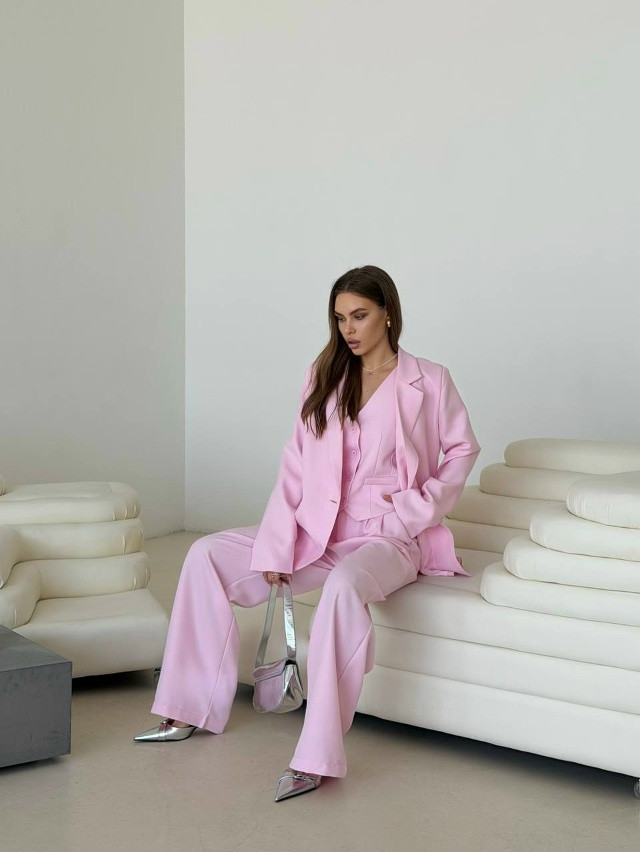 Женский костюм розовый купить в Интернет-магазине Садовод База - цена 3300 руб Садовод интернет-каталог