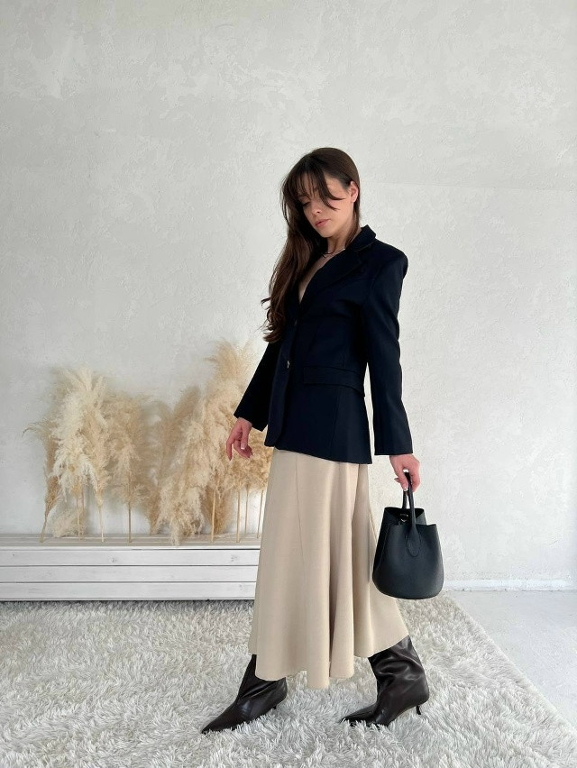 юбка бежевая купить в Интернет-магазине Садовод База - цена 1550 руб Садовод интернет-каталог