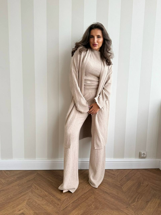 Женский костюм бежевый купить в Интернет-магазине Садовод База - цена 3400 руб Садовод интернет-каталог