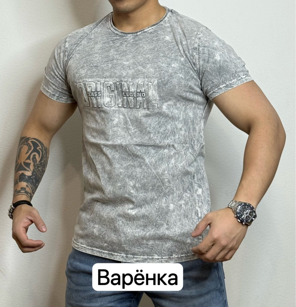 Футболка для мужчин, хлопок купить в Интернет-магазине Садовод База - цена 450 руб Садовод интернет-каталог