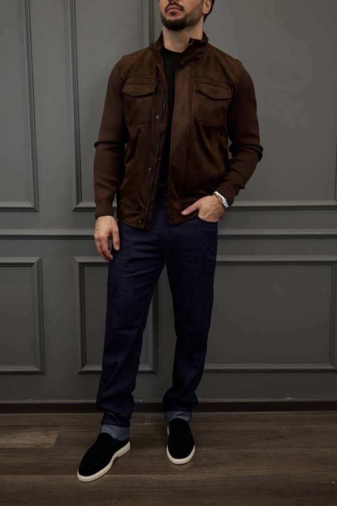 Куртка мужская коричневая купить в Интернет-магазине Садовод База - цена 5500 руб Садовод интернет-каталог