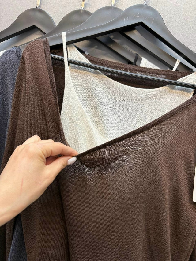 Лонгслив коричневый купить в Интернет-магазине Садовод База - цена 1100 руб Садовод интернет-каталог