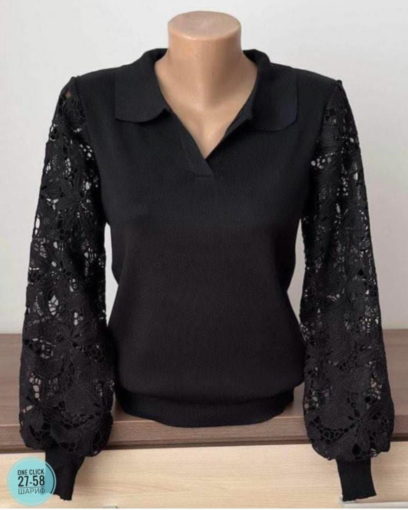 Блузка черная купить в Интернет-магазине Садовод База - цена 650 руб Садовод интернет-каталог