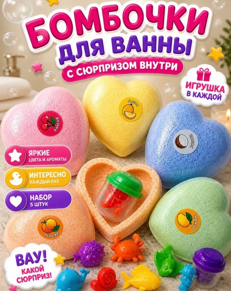 Бомбочки для ванной купить в Интернет-магазине Садовод База - цена 60 руб Садовод интернет-каталог