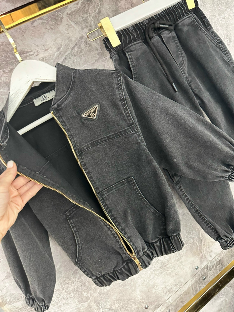 Детский костюм черный купить в Интернет-магазине Садовод База - цена 1950 руб Садовод интернет-каталог