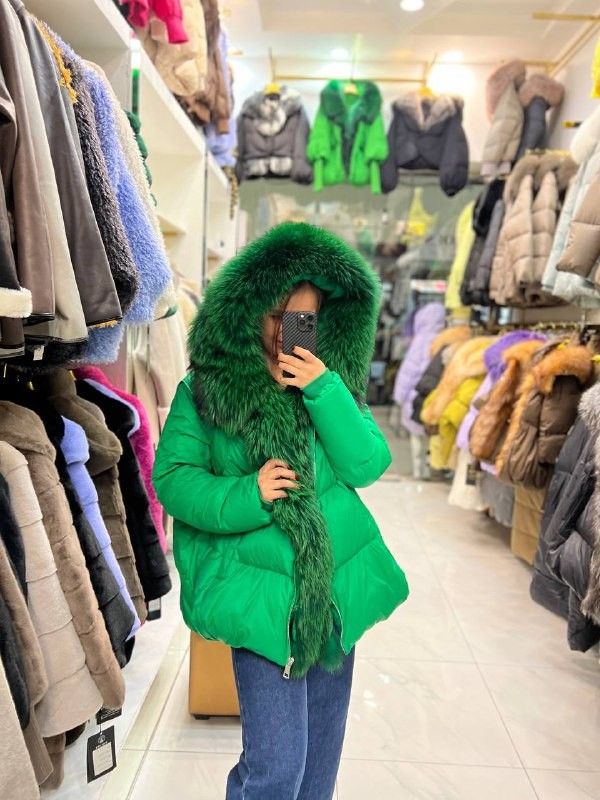 Куртка женская зеленая купить в Интернет-магазине Садовод База - цена 14500 руб Садовод интернет-каталог