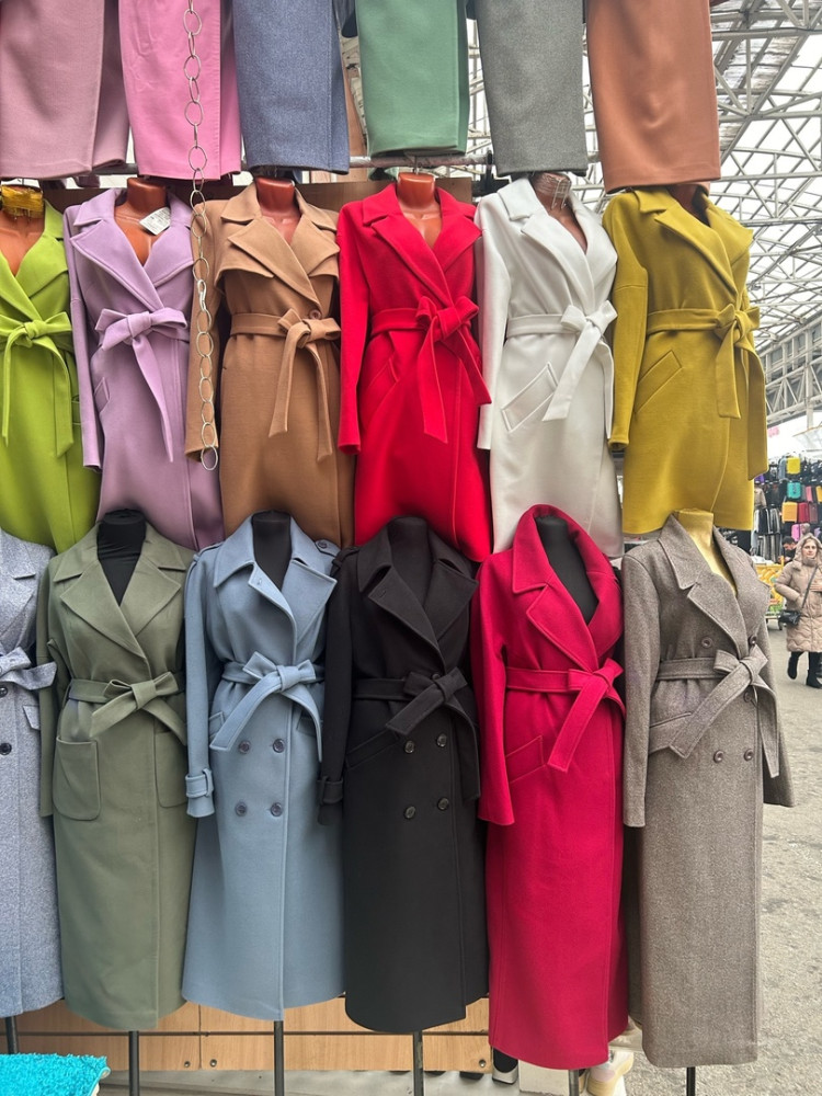 Женское пальто разноцветный купить в Интернет-магазине Садовод База - цена 3500 руб Садовод интернет-каталог
