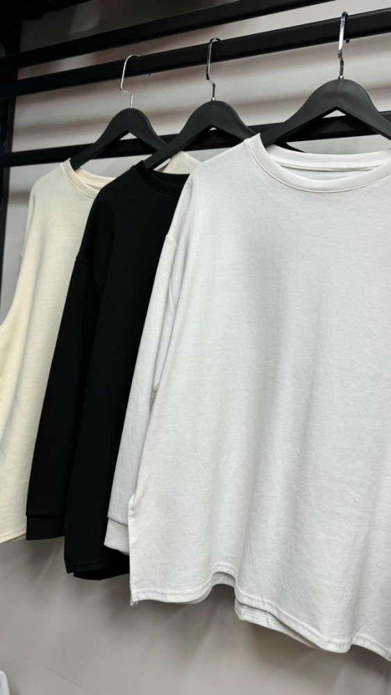 Лонгслив белый купить в Интернет-магазине Садовод База - цена 1000 руб Садовод интернет-каталог