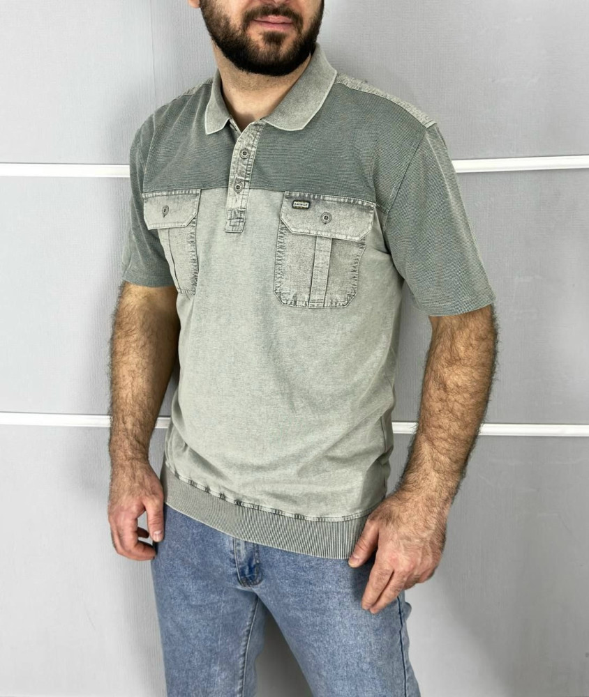 Мужская футболка зеленая