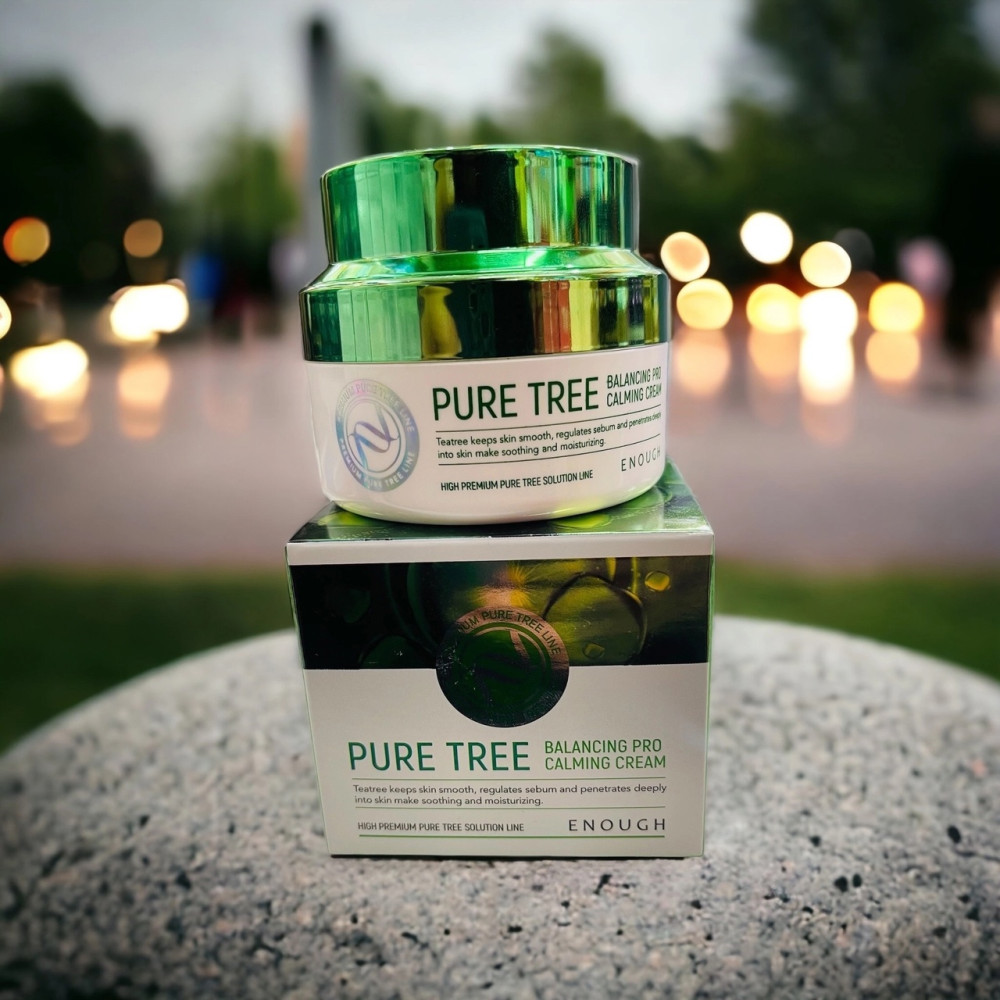 Крем для лица с экстрактами чайного дерева ENOUGH Pure Tree Balancing Pro Calming Cream купить в Интернет-магазине Садовод База - цена 180 руб Садовод интернет-каталог