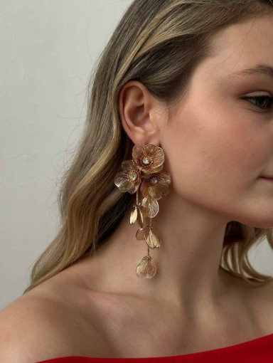 🌿 Крупные серьги-цветы САДОВОД официальный интернет-каталог