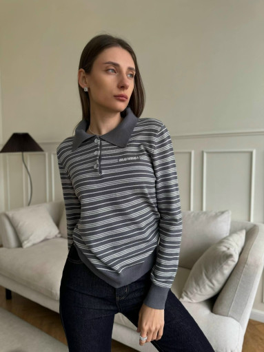 💕Кофта с воротником САДОВОД официальный интернет-каталог