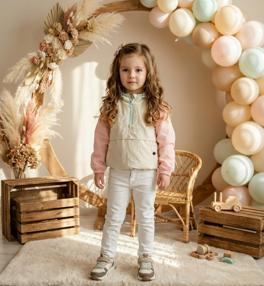 Детская ветровка бежевая купить в Интернет-магазине Садовод База - цена 699 руб Садовод интернет-каталог