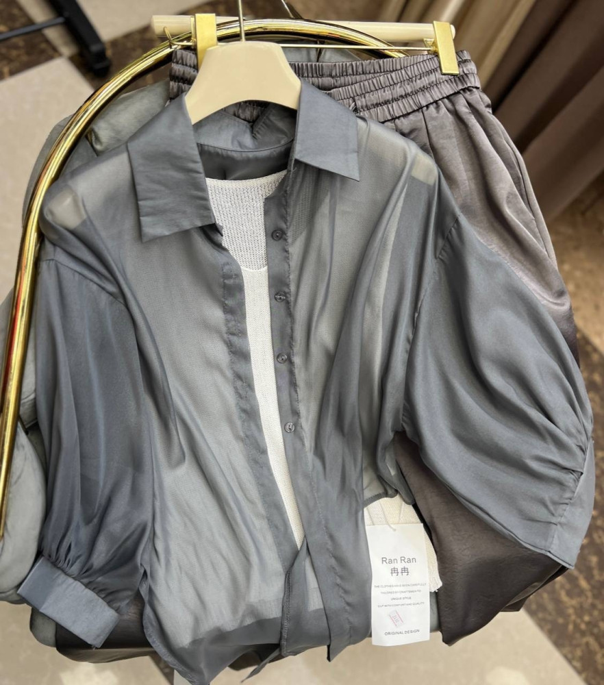 Женская рубашка серая купить в Интернет-магазине Садовод База - цена 1100 руб Садовод интернет-каталог