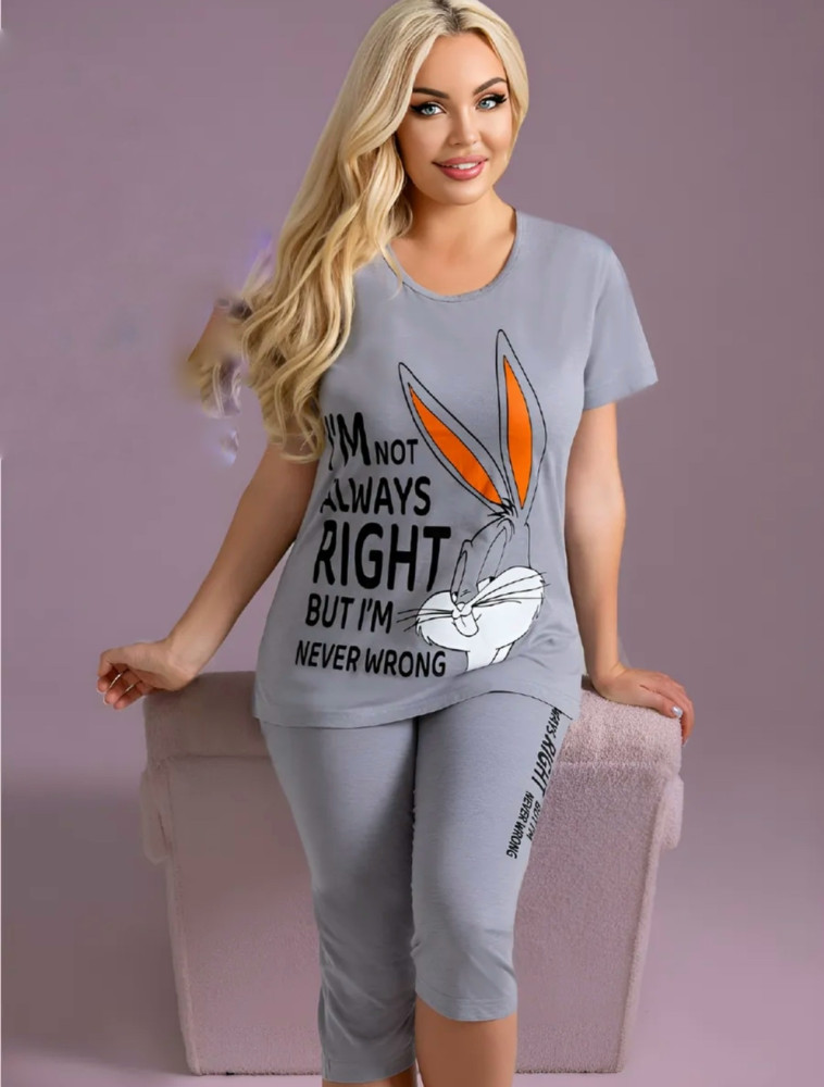 пижама серая