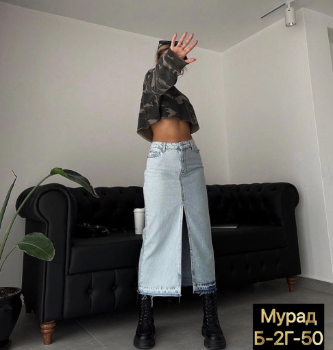 Тренд сезона джинсовая юбка САДОВОД официальный интернет-каталог