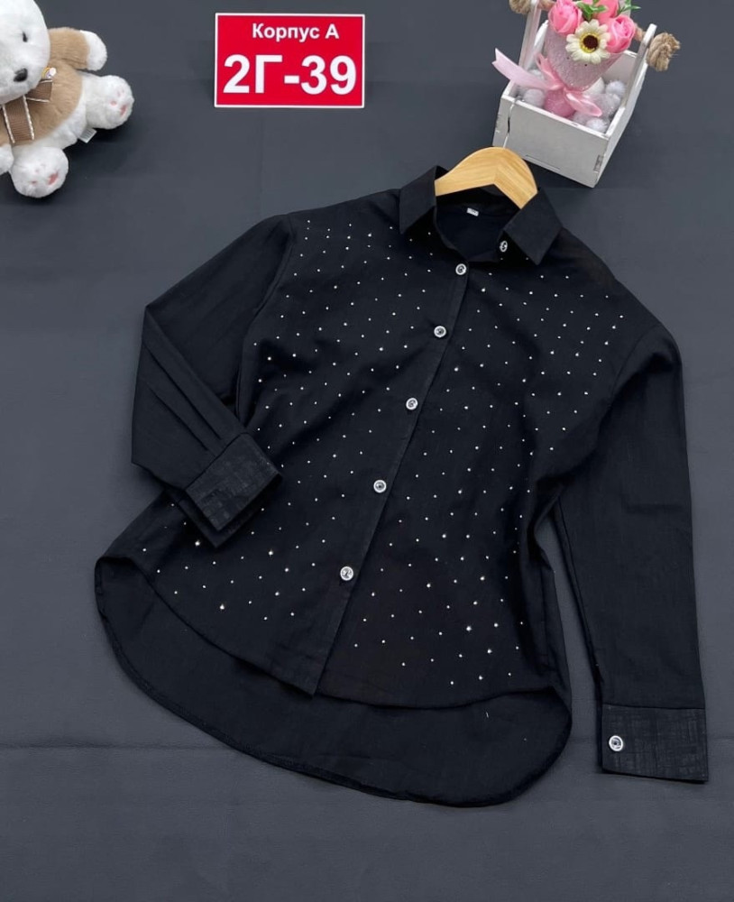 Детская рубашка черная купить в Интернет-магазине Садовод База - цена 650 руб Садовод интернет-каталог