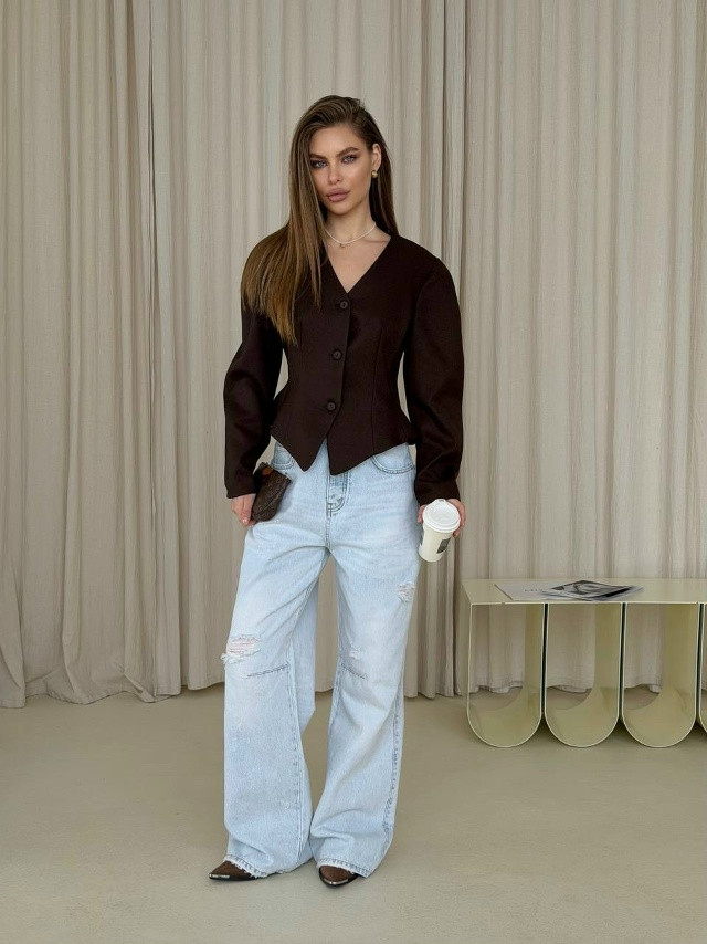 Пиджак приталенный купить в Интернет-магазине Садовод База - цена 2200 руб Садовод интернет-каталог