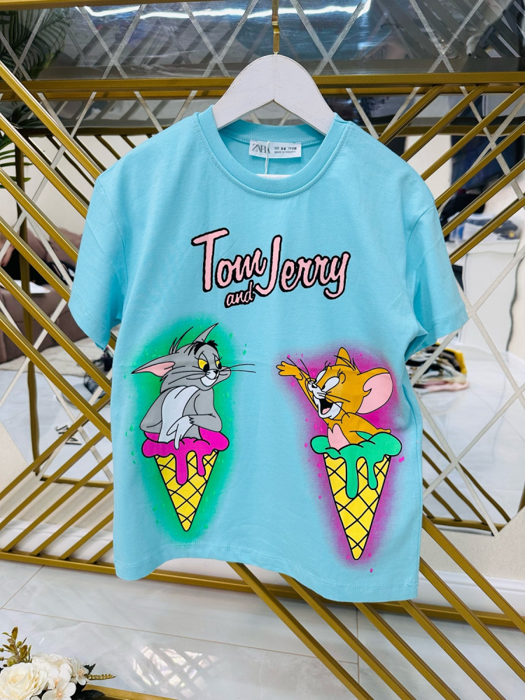 Детская футболка голубая купить в Интернет-магазине Садовод База - цена 550 руб Садовод интернет-каталог