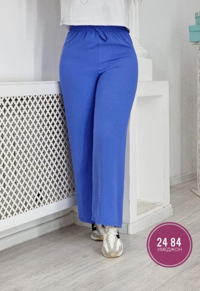 Женские брюки синие купить в Интернет-магазине Садовод База - цена 500 руб Садовод интернет-каталог
