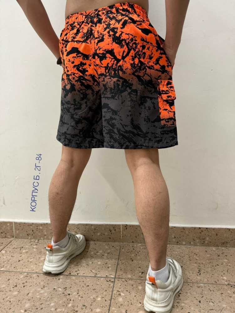 Мужские шорты оранжевые купить в Интернет-магазине Садовод База - цена 300 руб Садовод интернет-каталог