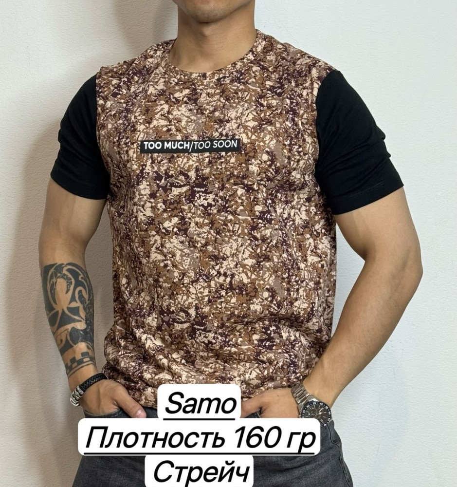 Футболка для мужчин, хлопок купить в Интернет-магазине Садовод База - цена 450 руб Садовод интернет-каталог
