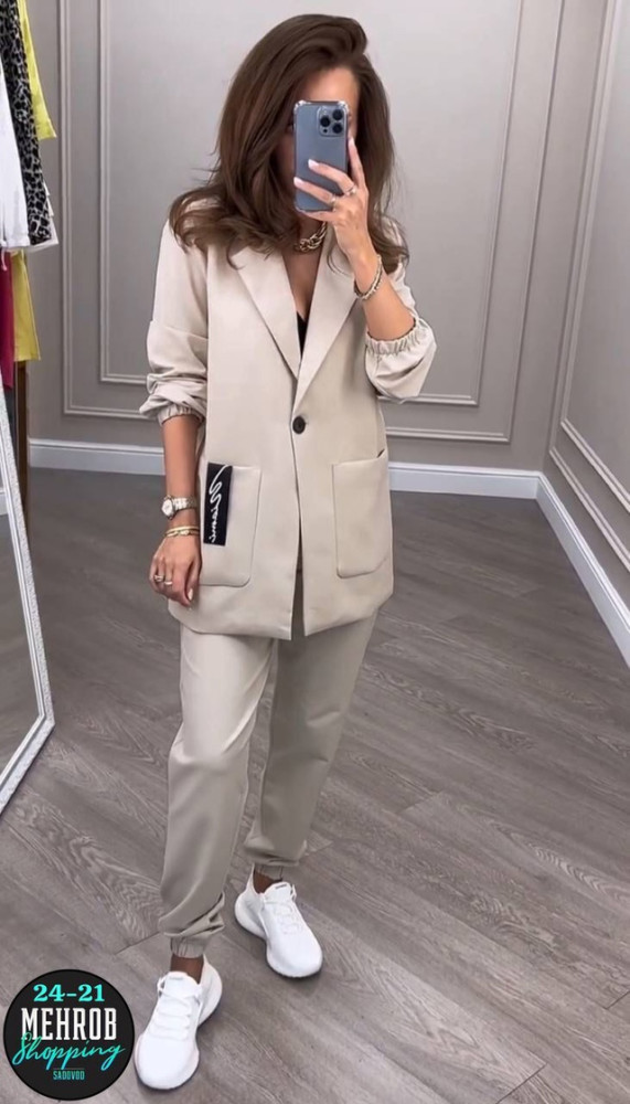 NEW COLLECTION Чудесный костюм-двойка купить в Интернет-магазине Садовод База - цена 1300 руб Садовод интернет-каталог