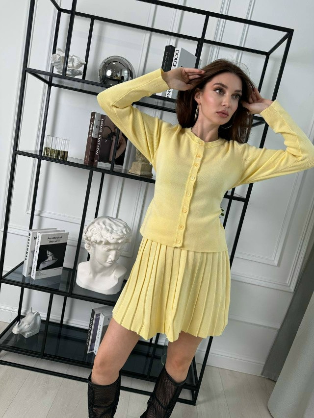 Женский костюм желтый купить в Интернет-магазине Садовод База - цена 1500 руб Садовод интернет-каталог