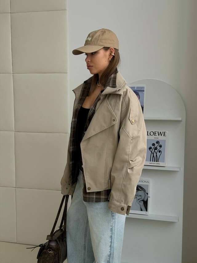 Куртка женская бежевая купить в Интернет-магазине Садовод База - цена 2900 руб Садовод интернет-каталог