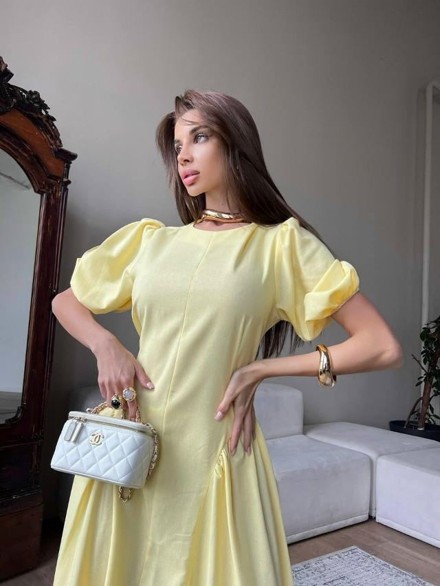 Платье желтое купить в Интернет-магазине Садовод База - цена 1200 руб Садовод интернет-каталог