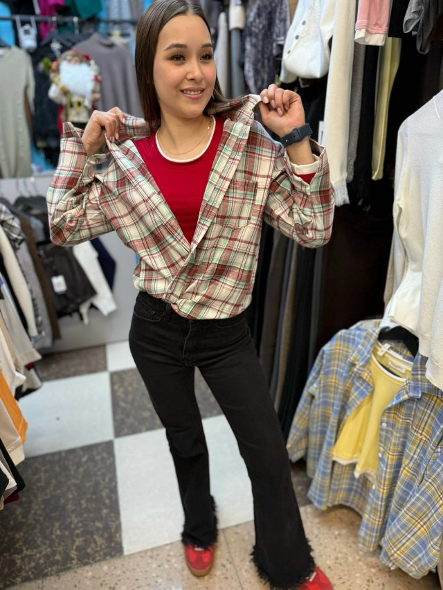 Женская рубашка коричневая купить в Интернет-магазине Садовод База - цена 600 руб Садовод интернет-каталог