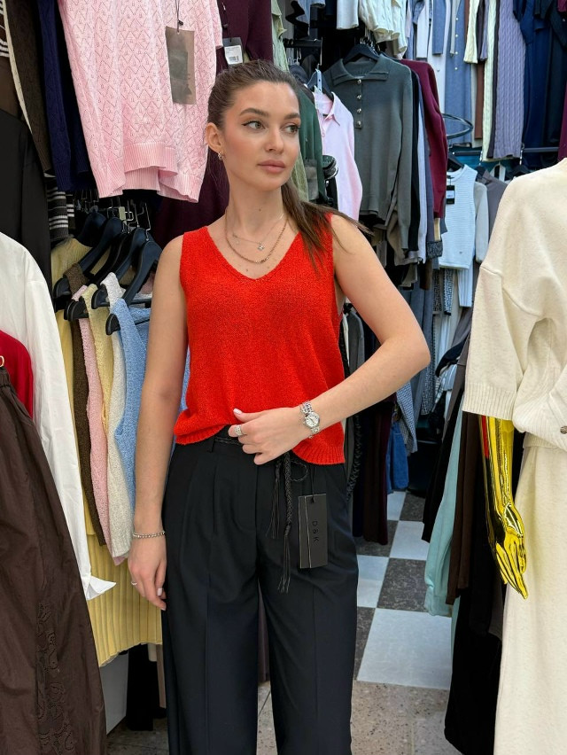 Женская майка красная купить в Интернет-магазине Садовод База - цена 950 руб Садовод интернет-каталог