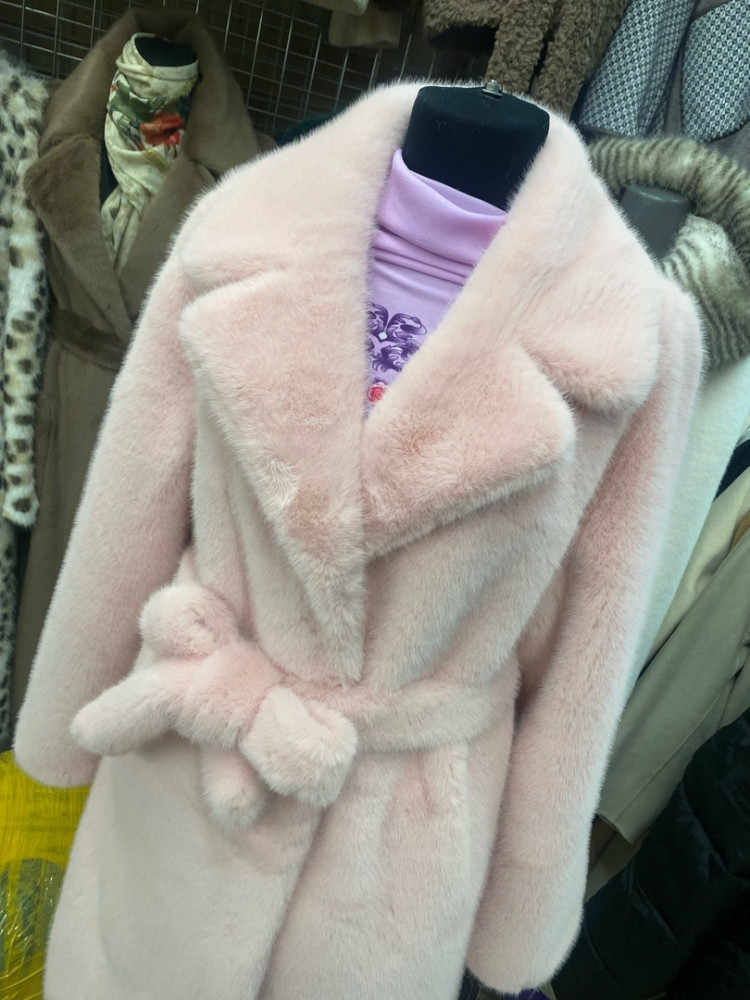 пальто розовое купить в Интернет-магазине Садовод База - цена 8500 руб Садовод интернет-каталог