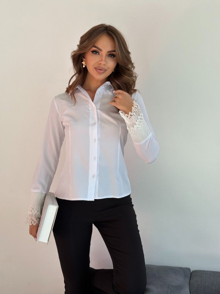 Женская рубашка белая купить в Интернет-магазине Садовод База - цена 200 руб Садовод интернет-каталог