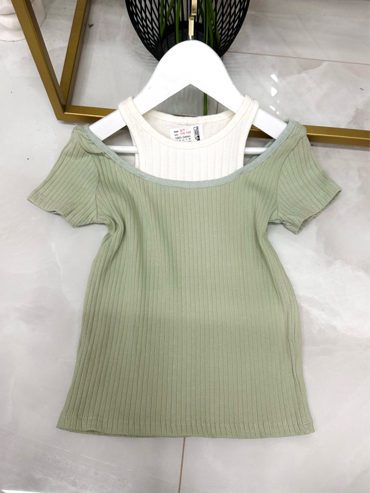 Детская футболка зеленая купить в Интернет-магазине Садовод База - цена 550 руб Садовод интернет-каталог