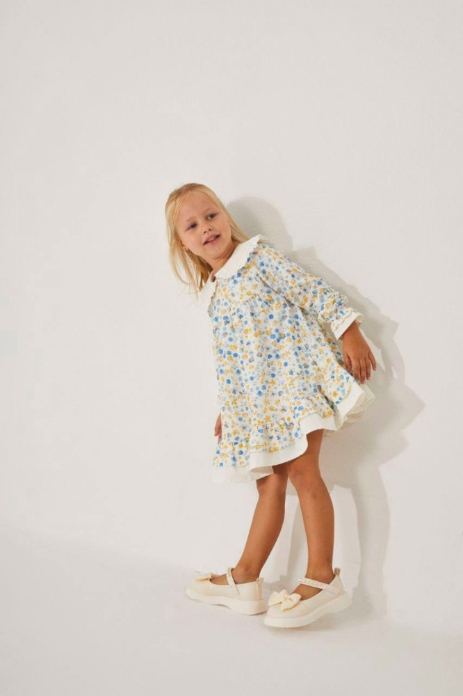 Платье молочное