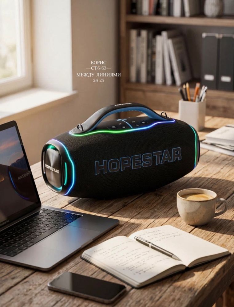 Портативная беспроводная АТМОСФЕРНАЯ колонка HOPESTAR A90 7​00 ВТ 🔷 купить в Интернет-магазине Садовод База - цена 21000 руб Садовод интернет-каталог