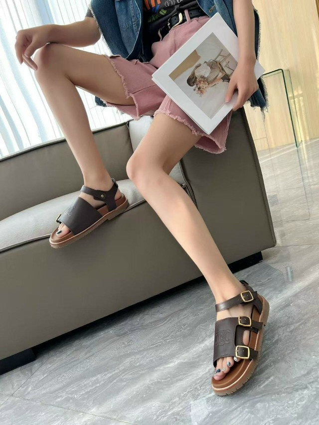 Босоножки женские коричневые купить в Интернет-магазине Садовод База - цена 7500 руб Садовод интернет-каталог